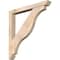Ekena Millwork Funston Slat Smooth Bracket w/ Offset Brace, Douglas Fir, 5 1/2"W x 46"D x 46"H BKT0604X46X46FST06SDF - alternate 1